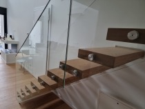 Κάγκελα γυάλινα εσωτερικού χώρου