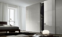 Cool Glossy Sliding Door Wardrobe Designs for Bedroom Italian
